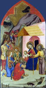 欧洲12-19世纪油画三_CIONE, Jacopo di - The Adoration of the Kings
